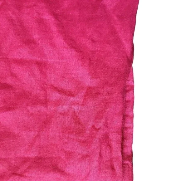 French Connection Pink Embroidered & Beaded Linen[Looking] Midi Dress - 2 - Picture 12 of 13